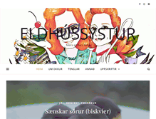 Tablet Screenshot of eldhussystur.com